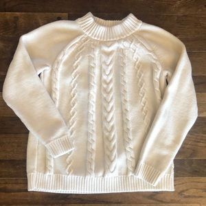 Talbots Cable knit Sweater Sz M